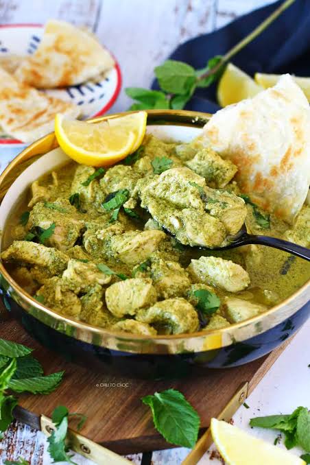 Hyderabadi Chicken Haryali / 747 kcal · 58g protein