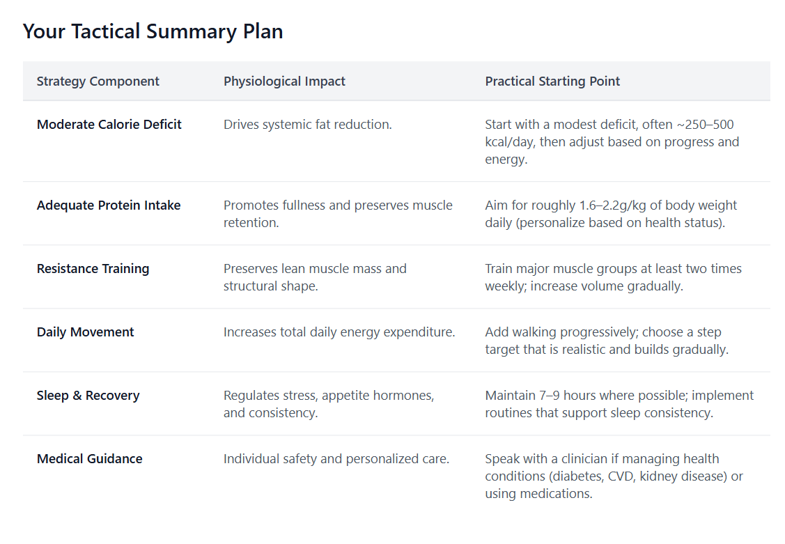 Your Tactical Summary Plan
